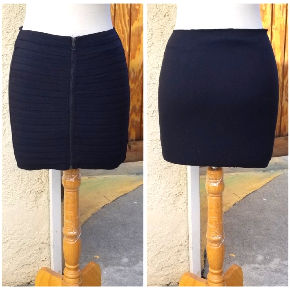Boom Boom Jeans Ponte/Knit Mini Skirt